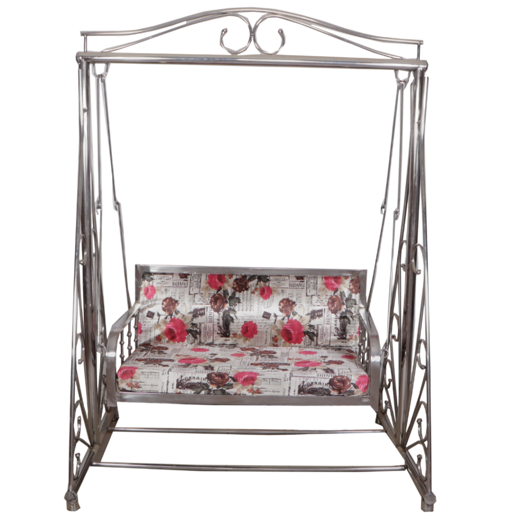 Metal garden swing